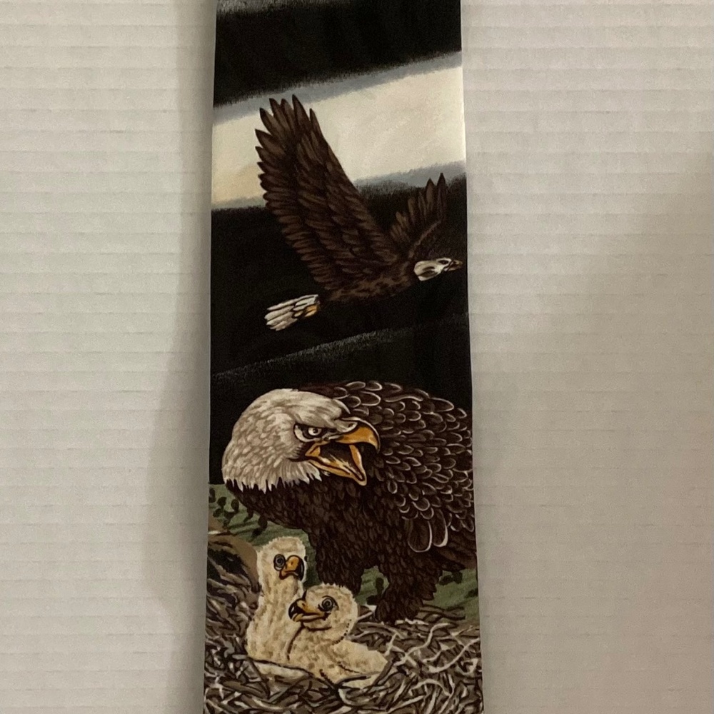 Men’s Necktie - Animal Tracks - Master of the Sky - 1995